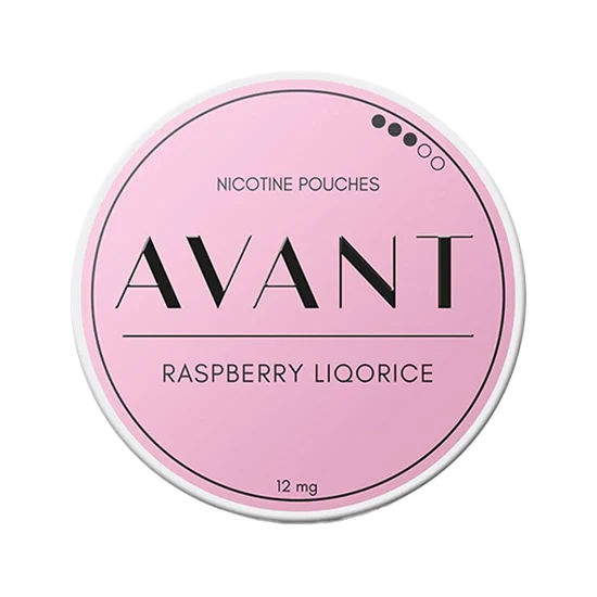 avant raspberry liquorice nicotine pouches