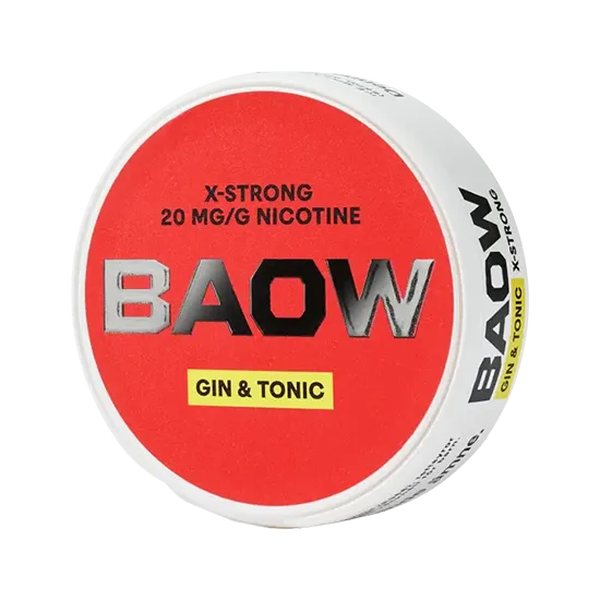 baow gin and tonic nicotine pouch  