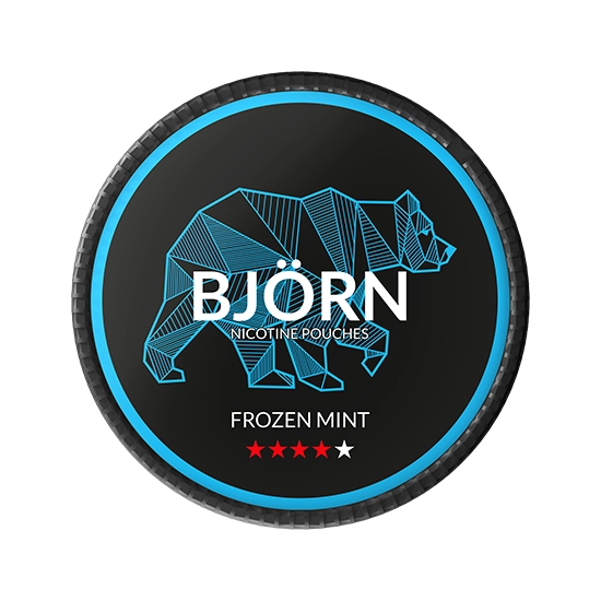 BJORN Frozen Mint - 19.5mg - icy Mint flavour, all-white nicotine pouch by Luna Corporate
