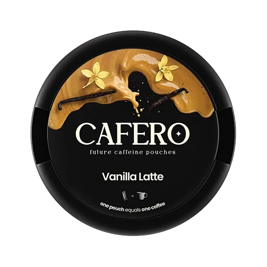CAFERO Vanilla Latte Vanilla Latte caffeine pouch can