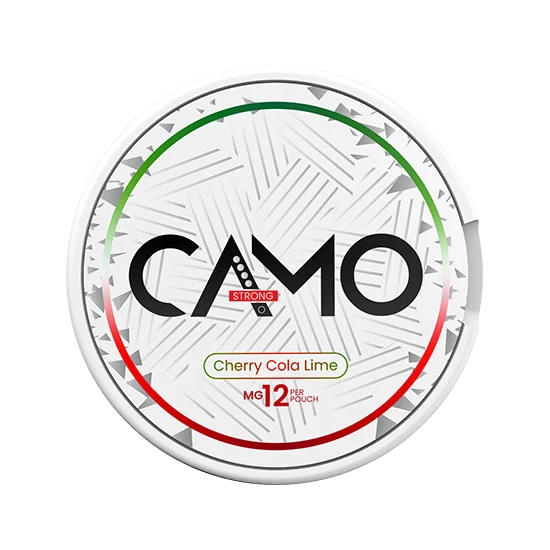 CAMO Cherry Cola Lime - 12mg - cherry cola lime flavour. all-white nicotine pouch by Global Snus UAB