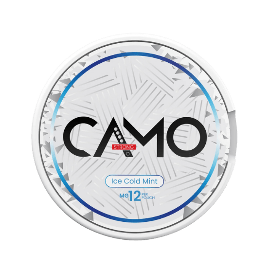 CAMO Ice Cold Mint - 12mg - mint flavour. all-white nicotine pouch by Global Snus UAB