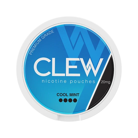 CLEW Cool Mint - 20mg - cool, icy, bright cool mint all-white nicotine pouch by Nevcore Innovations Inc