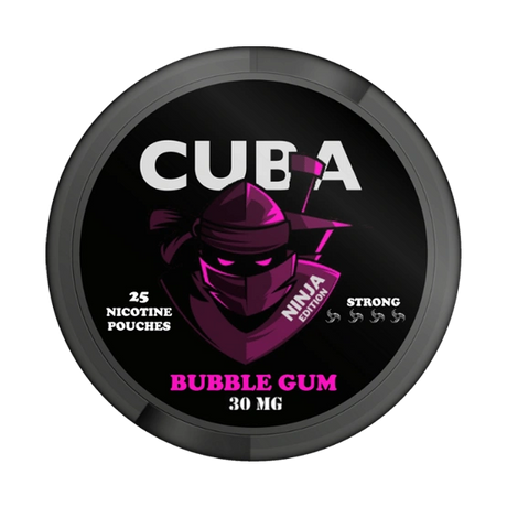 cuba bubblegum - 30mg nicotine pouches