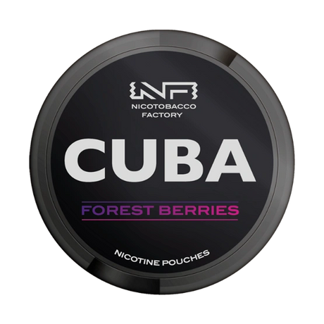 cuba forest berries snus nicotine pouches