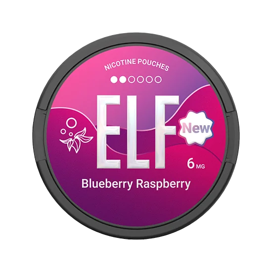 ELF Blueberry Raspberry 6MG Blueberry and Raspberry nicotine pouches