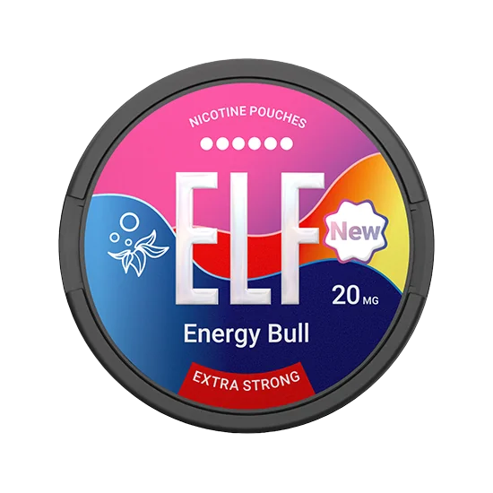 ELF Energy Bull Extra Strong 20MG Energy Drink nicotine pouches