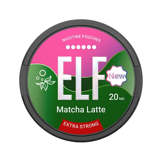 ELF Matcha Latte Extra Strong 20MG Matcha Latte nicotine pouches