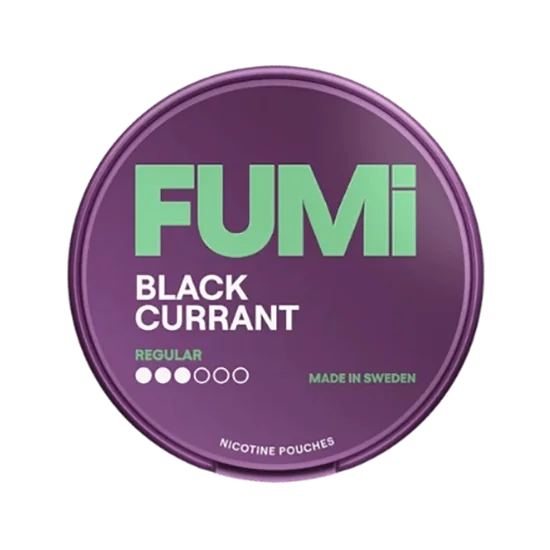 FUMI Blackcurrant Regular Blackurrant slim nicotine pouches