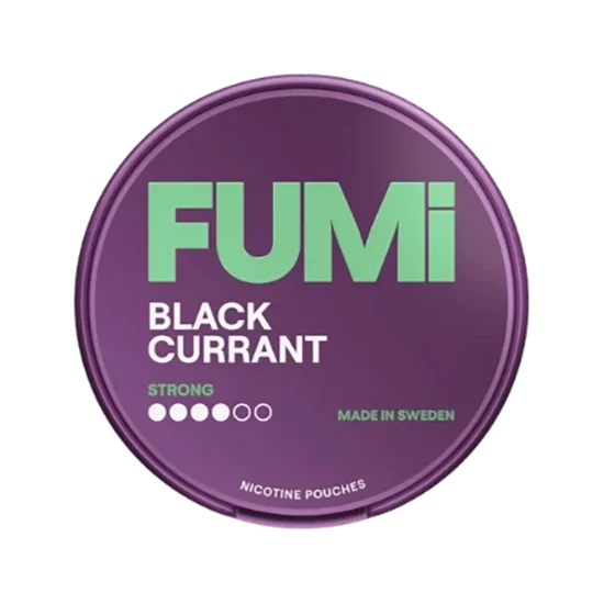 FUMI Blackcurrant Strong Blackurrant slim nicotine pouches