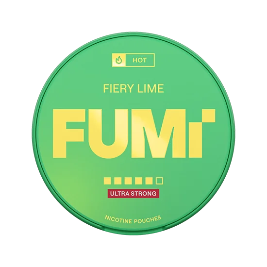 FUMI Fiery Lime Ultra Strong lime flavour slim nicotine pouches