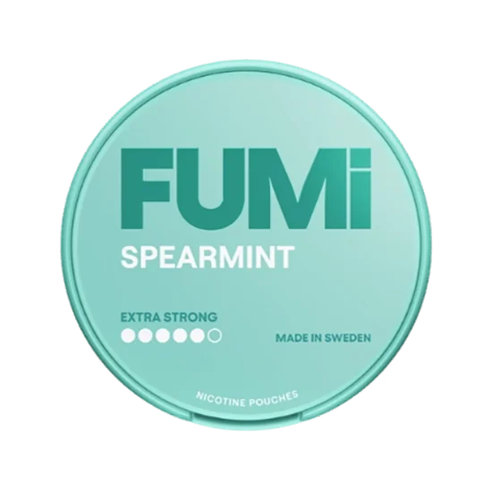 FUMI Spearmint Extra Strong Spearmint slim nicotine pouches