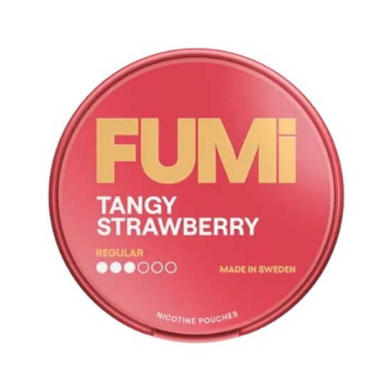 FUMI Tangy Strawberry Regular Strawberry, Tangy slim nicotine pouches