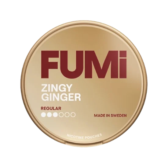 FUMI Zingy Ginger Regular Ginger, Zingy slim nicotine pouches