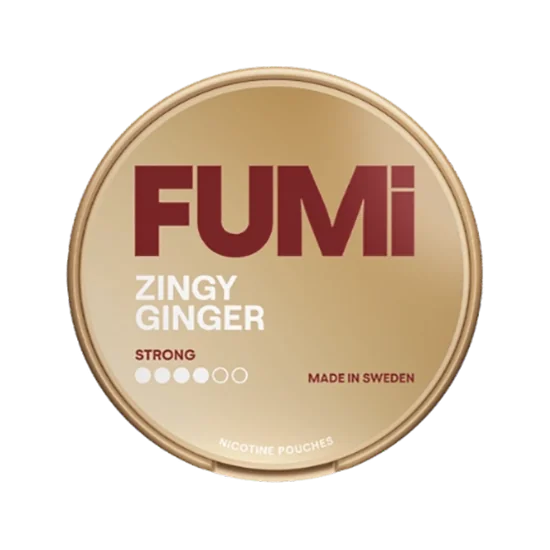 FUMI Zingy Ginger Strong Ginger, Zingy slim nicotine pouches