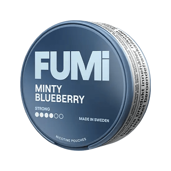 fumi minty blueberry nicotine pouches  
