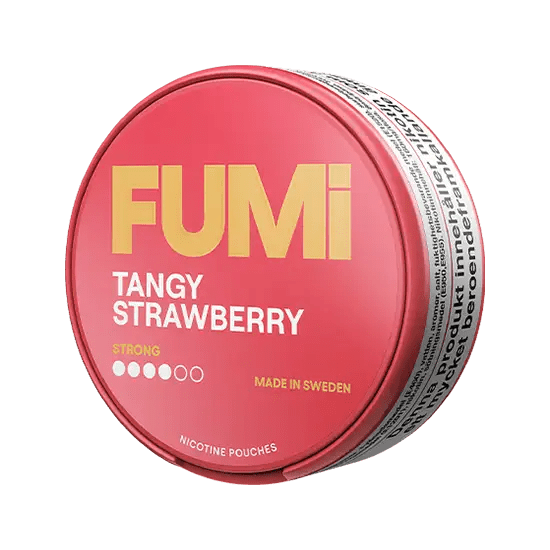 fumi tangy strawberry nicotine pouches  