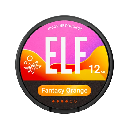 ELF Fantasy Orange - 12mg - orange flavour, all-white nicotine pouch by Elf Bar