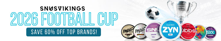 snus vikings 2026 football cup banner