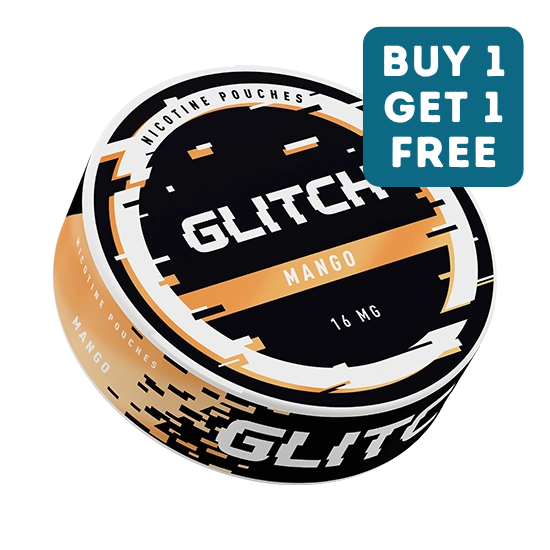 glitch mango nicotine pouches 16mg 