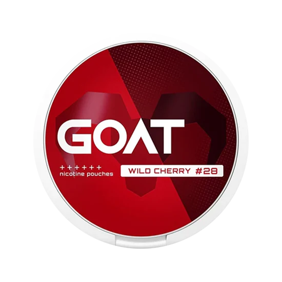 goat wild cherry extra strong nicotine pouches