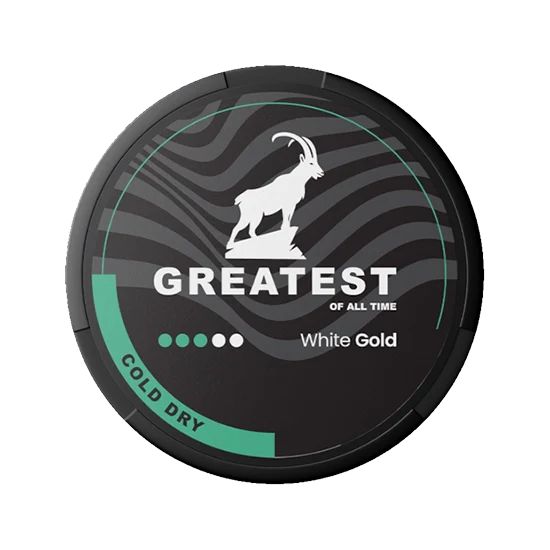 Greatest Cold Dry S3 - crisp, frosty mint and cold flavour, all-white nicotine pouch by Premium Pouch Finland Oy