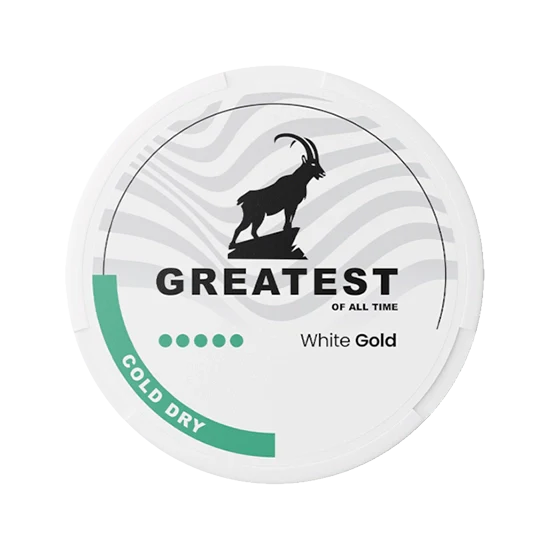 Greatest Cold Dry S5 - crisp, frosty mint and cold flavour, all-white nicotine pouch by Premium Pouch Finland Oy
