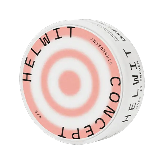 helwit strawberry nicotine pouches  
