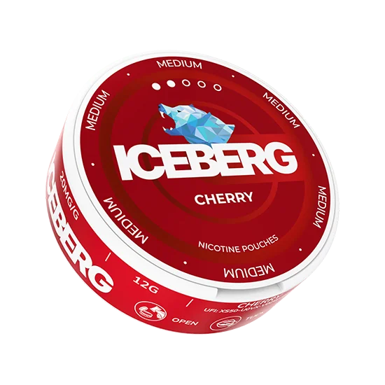 ICEBERG Cherry Medium 20mg cherry slim nicotine pouches
