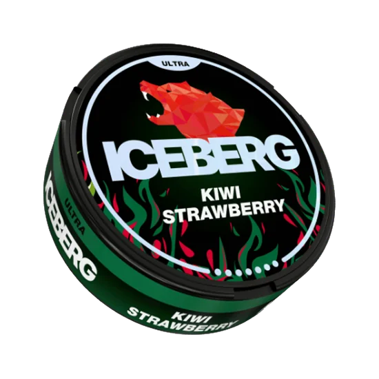 ICEBERG Kiwi Strawberry 70mg slim nicotine pouches