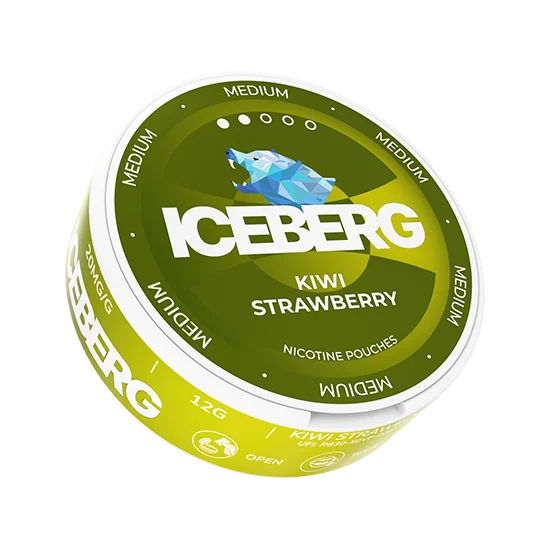 ICEBERG Kiwi Strawberry Medium 20mg slim nicotine pouches