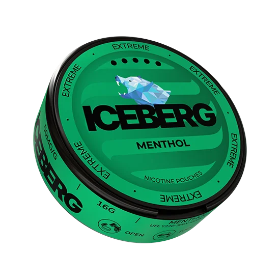 ICEBERG Menthol Extreme - 50mg slim nicotine pouch can