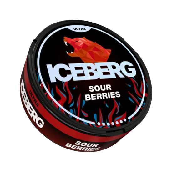 ICEBERG Sour Berries 70mg slim nicotine pouches
