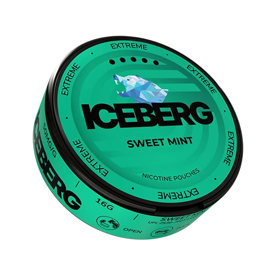 ICEBERG Sweet Mint Extreme - 50mg slim nicotine pouch can