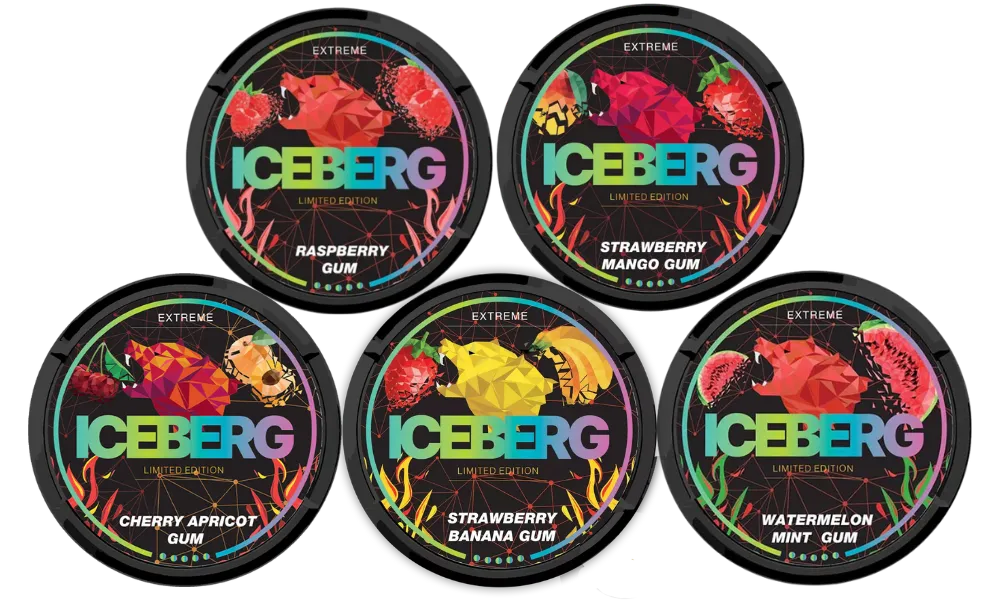 iceberg limited edition nicotine pouches bundle