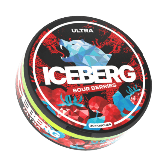 iceberg sour berries - 50mg nicotine pouches