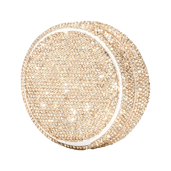 luxurious kelly white golden kelly refill can with a sleek gold finish for a premium look.