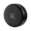 sleek kelly white icon kelly refill case made from smooth black leather for a minimalist aesthetic.