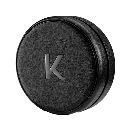 sleek kelly white icon kelly refill case made from smooth black leather for a minimalist aesthetic.