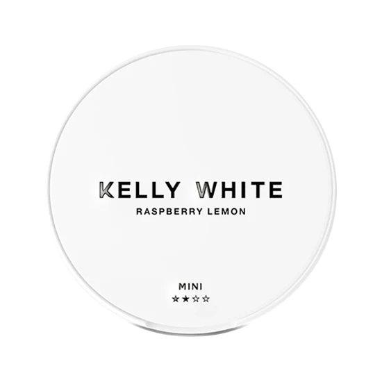 kelly white raspberry lemon nicotine pouches  