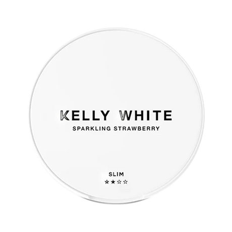 kelly white sparkling strawberry nicotine pouches  