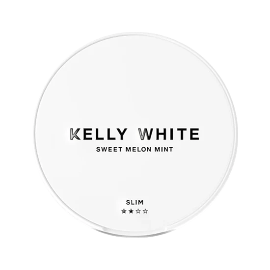 kelly white sweet melon mint nicotine pouches  