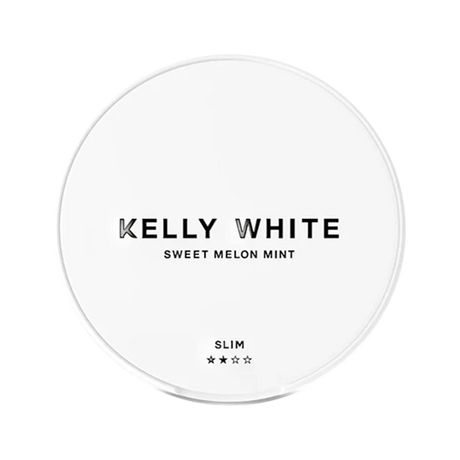 kelly white sweet melon mint nicotine pouches  