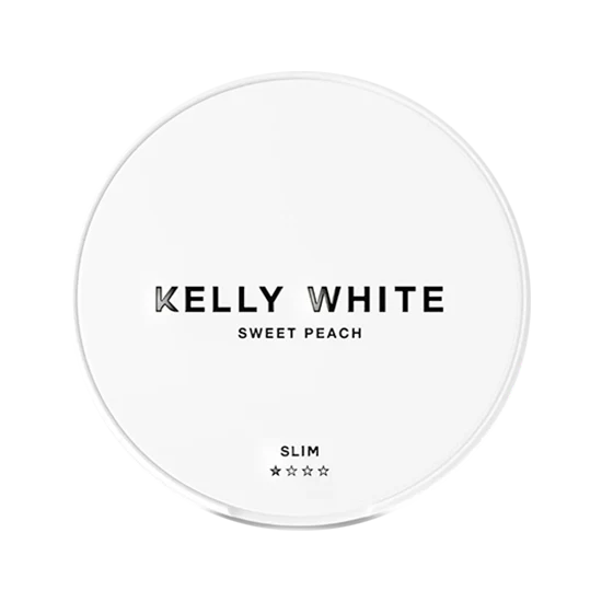 kelly white sweet peach nicotine pouches  