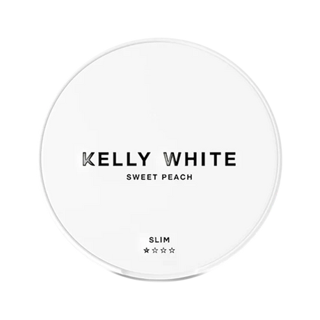 kelly white sweet peach nicotine pouches  