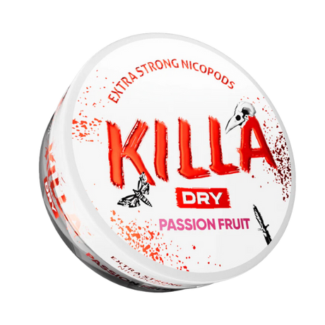 Killa Dry Passionfruit 9.9mg nicotine pouch