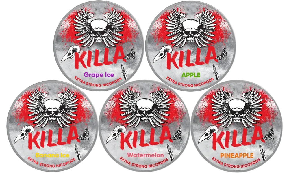 KILLA Exotic Nicotine Pouches Bundle – Snus Vikings