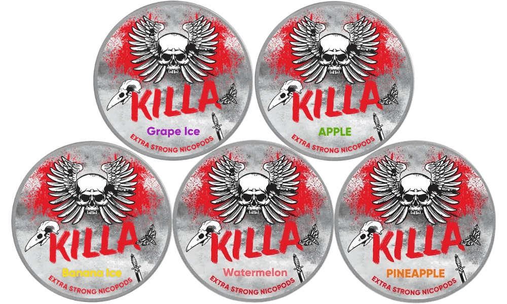 Killa Exotic Nicotine Pouch Bundle – Snus Vikings