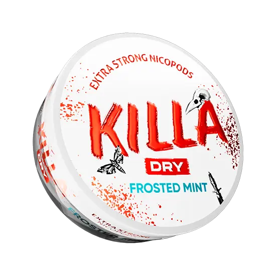 killa dry frosted mint - 9.9 mg nicotine pouches