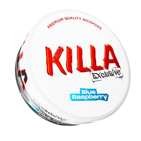 killa exclusive blue raspberry nicotine pouches